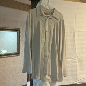 Scully Cream Dress Shirt for Men
